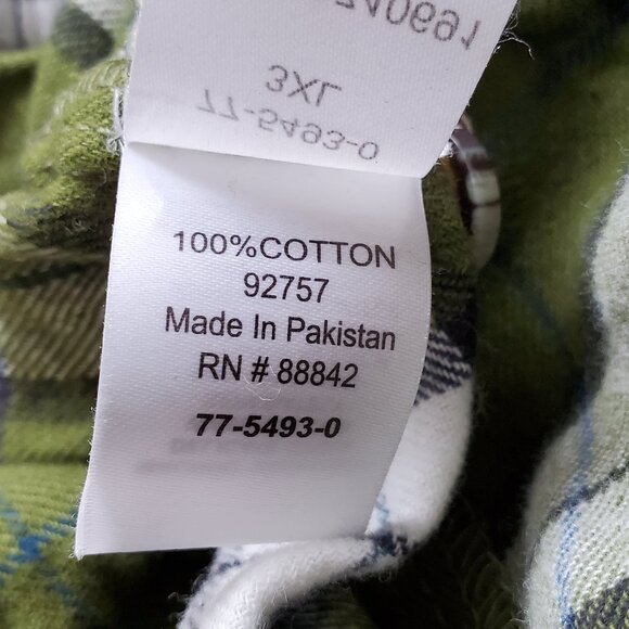 KingSize Men's Big & Tall Flannel Plaid Pajama Pants - Picture 7 of 8